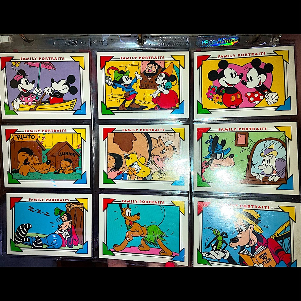 HUGE BUNDLE/LOT Disney Cards Disney Collection Vintage Collector Trading Cards